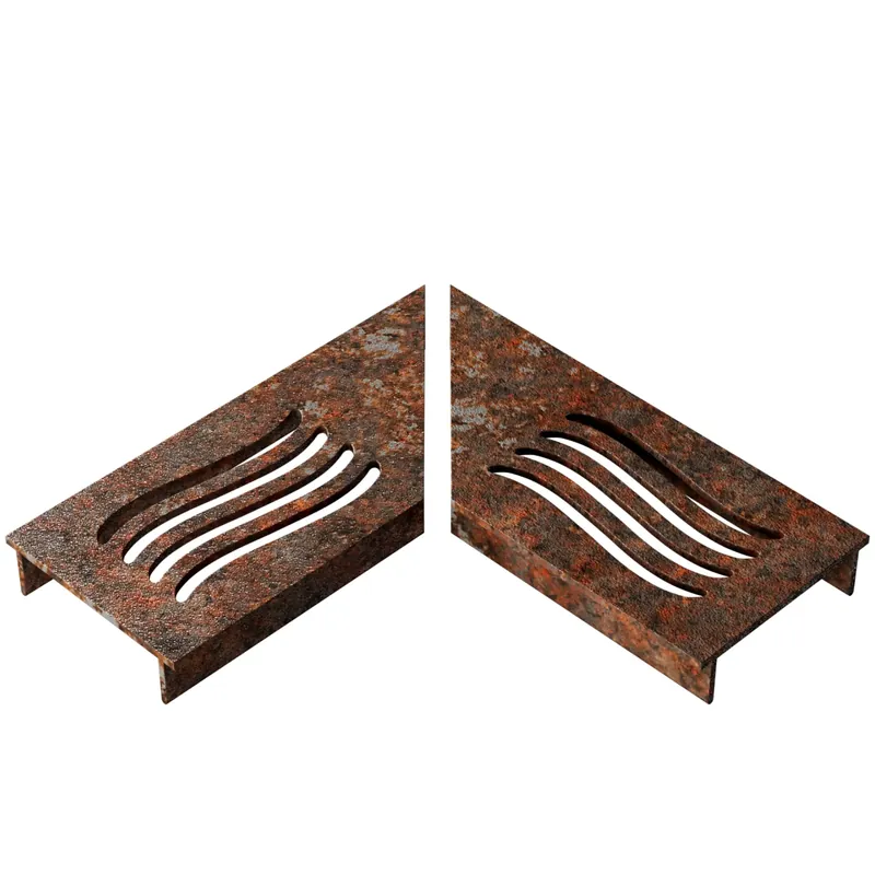 Koopje Ultra Drain Cortenline L-hoekstuk Wave Rooster