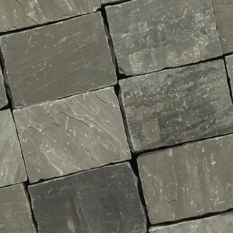 Natuursteen Kasseien Kandla Grey 14x14x2,5 cm Direct Verzonden
