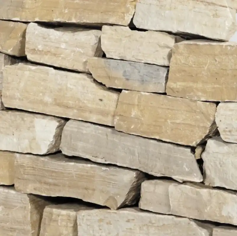 Natuursteen Stapelblok Bourgogne Geel 10-15 cm Gratis Retour