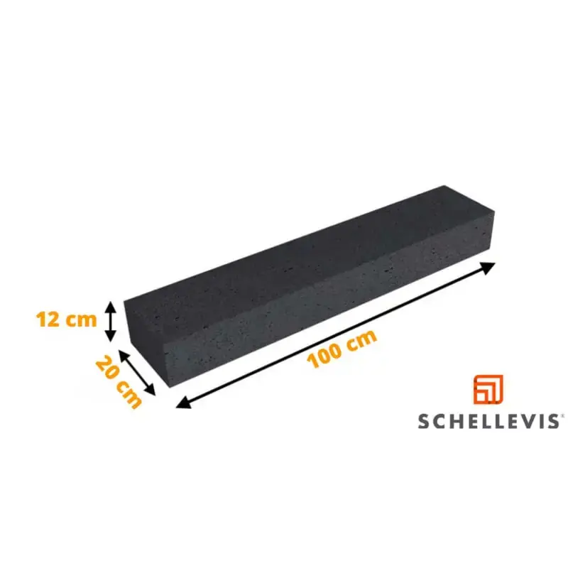 Dagaanbieding Schellevis Stapelelement Carbon 100x20x12