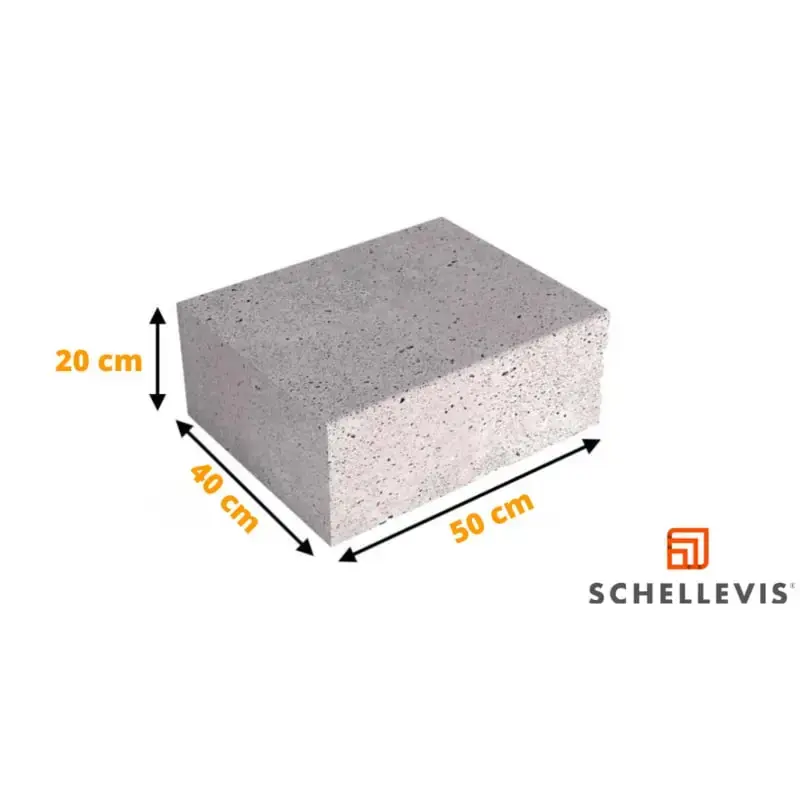 Schellevis Traptrede Blok Grijs 50x40x20 Betrouwbaar