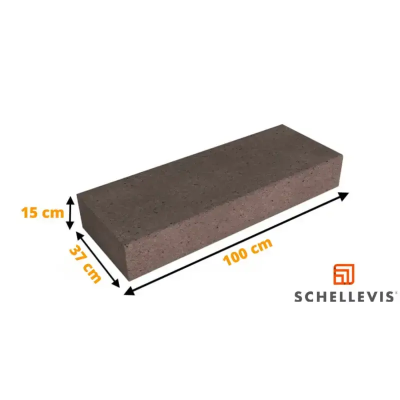 Schellevis Traptrede Blok Taupe 100x37x15 Shop Nu