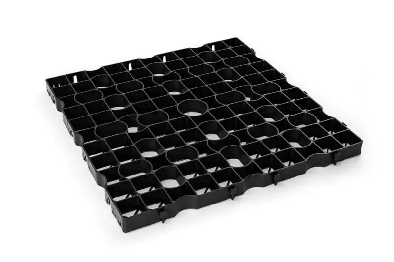 Rechtstreeks Van De Fabrikant ECCOdal grastegel 80x80x4 cm Zwart