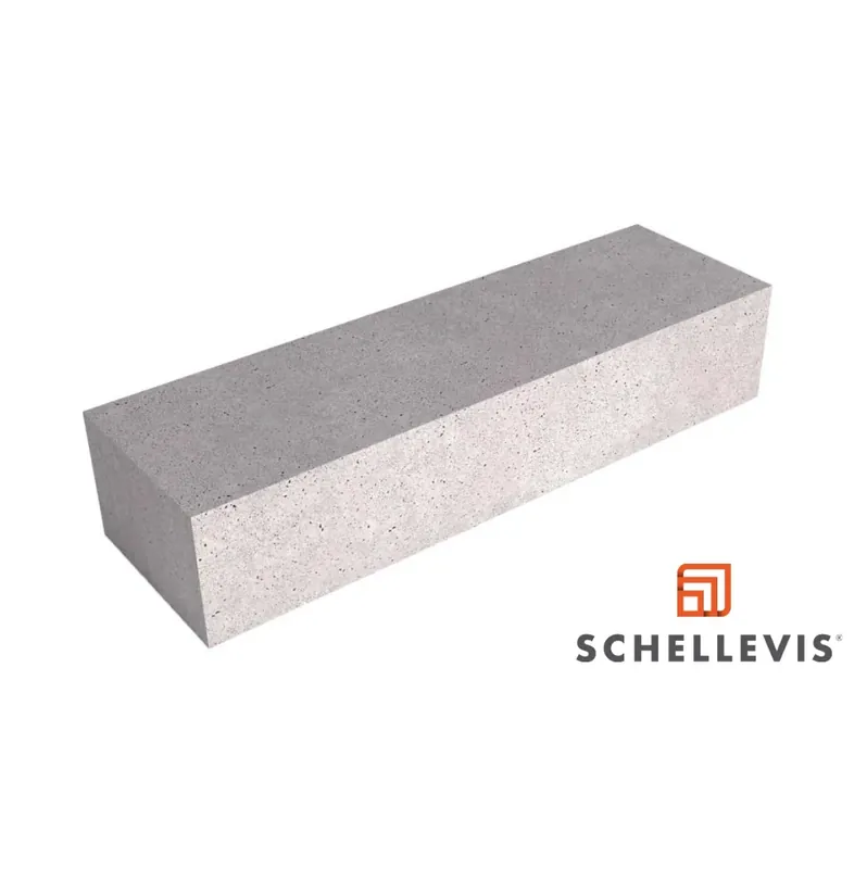 Schellevis Zitelement Recht Optioneel Sokkel 200x60x40 Grijs Beperkte Voorraad