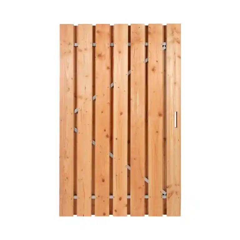 Hoge Kwaliteit DeurStalen Frame Coloured Wood Geschaafd 190x120