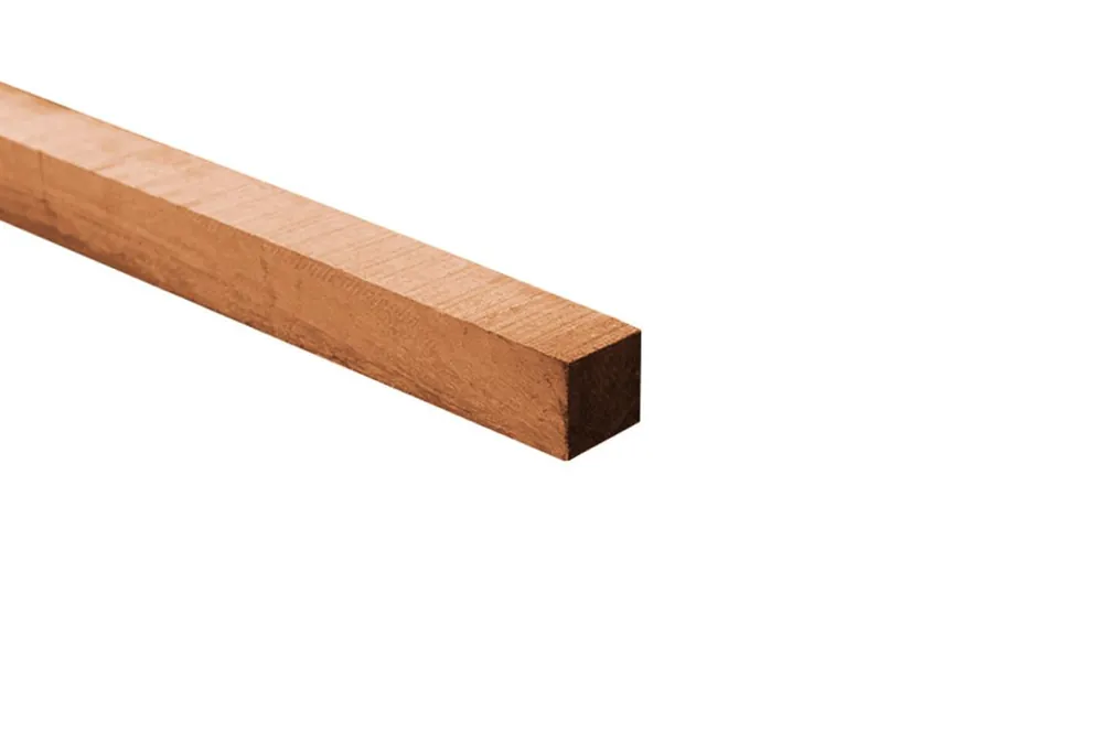 Betrouwbaar Paal Azobé Ruw - 6x6x100