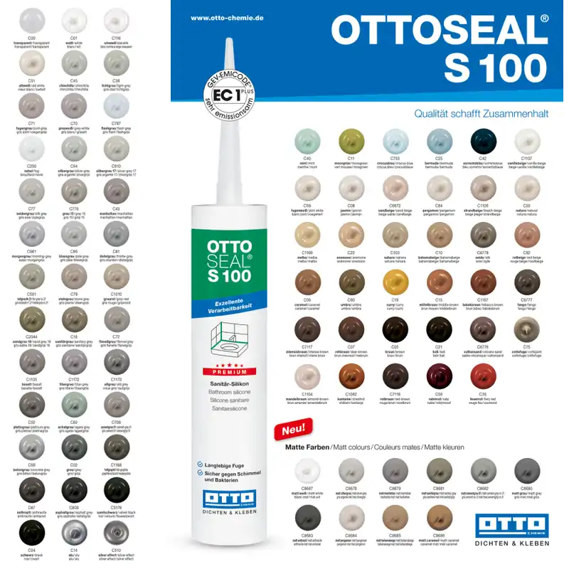 Ottoseal S100 Kleurenkaart Groot Merkproduct