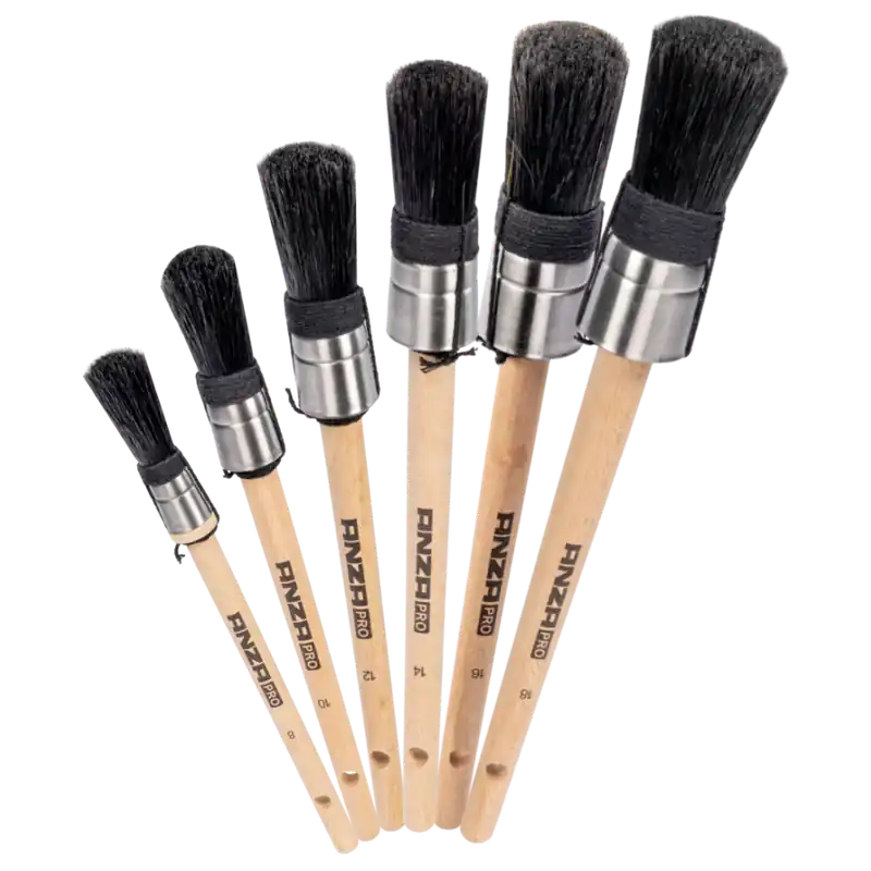 Koop Vandaag ANZA Super Traditional Ronde Kwast nr.08 (17mm breed) (€ 3.89)