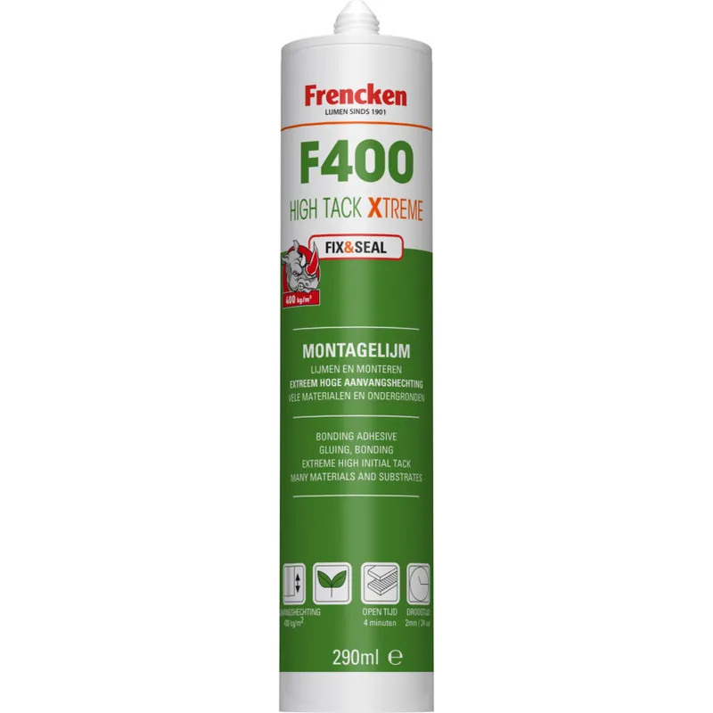 Frencken F400 High Tack Xtreme 290ml Finale Uitverkoop
