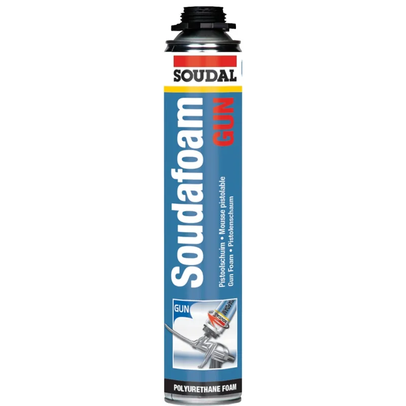 Soudal Soudafoam Gun zwarte purschuim 750ml Express Levering