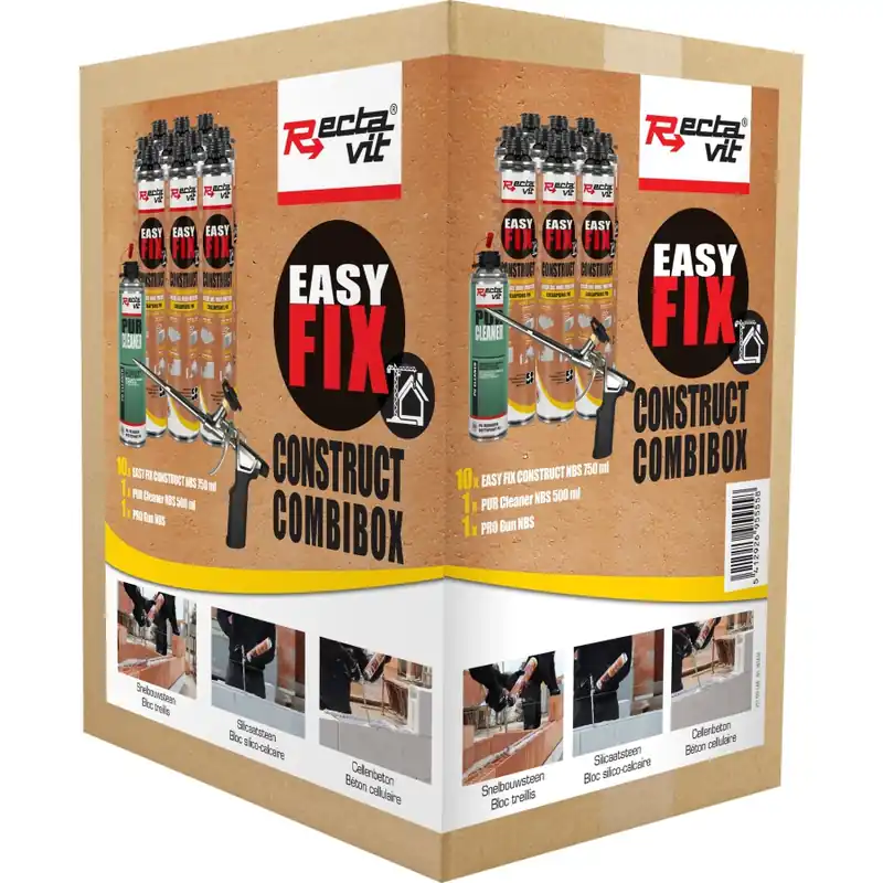 Flitsaanbieding Rectavit Easy Fix Construct NBS - Combibox
