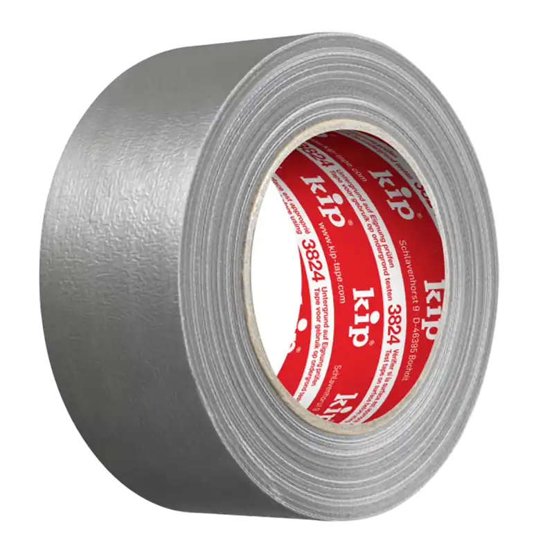 Weekendaanbieding KIP 3824 Duct tape - Reparatie tape Zilver 50mtr Zilver 38mm (€ 4.69)
