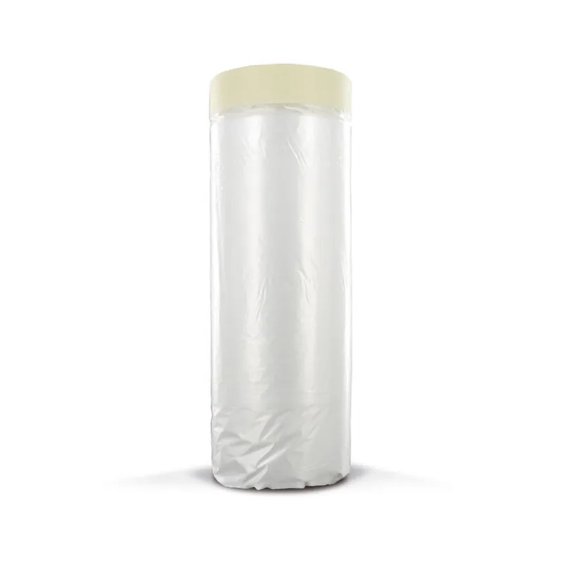 Laatste Kans Maskeerfolie met Crepetape 550mm rol 33mtr (€ 2.99)