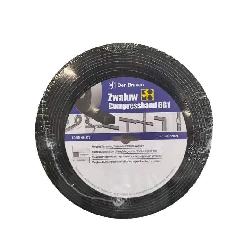 Finale Uitverkoop Zwaluw Compressband 15/3-7mm rol/8mtr