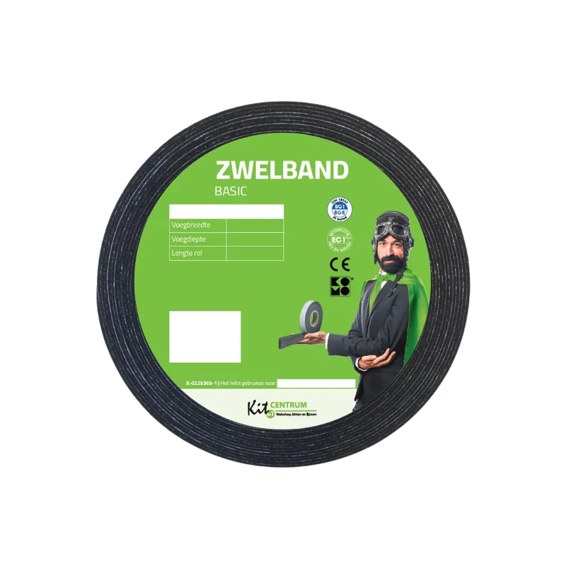Gecertificeerd Kitcentrum Zwelband Basic 20/5-8 Rol 6,6mtr