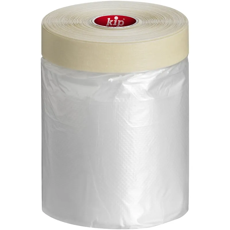 KIP 332 Masking-Tec - Afdekfolie met masking tape 550mm rol 33mtr (€ 3.49) Lage Kosten