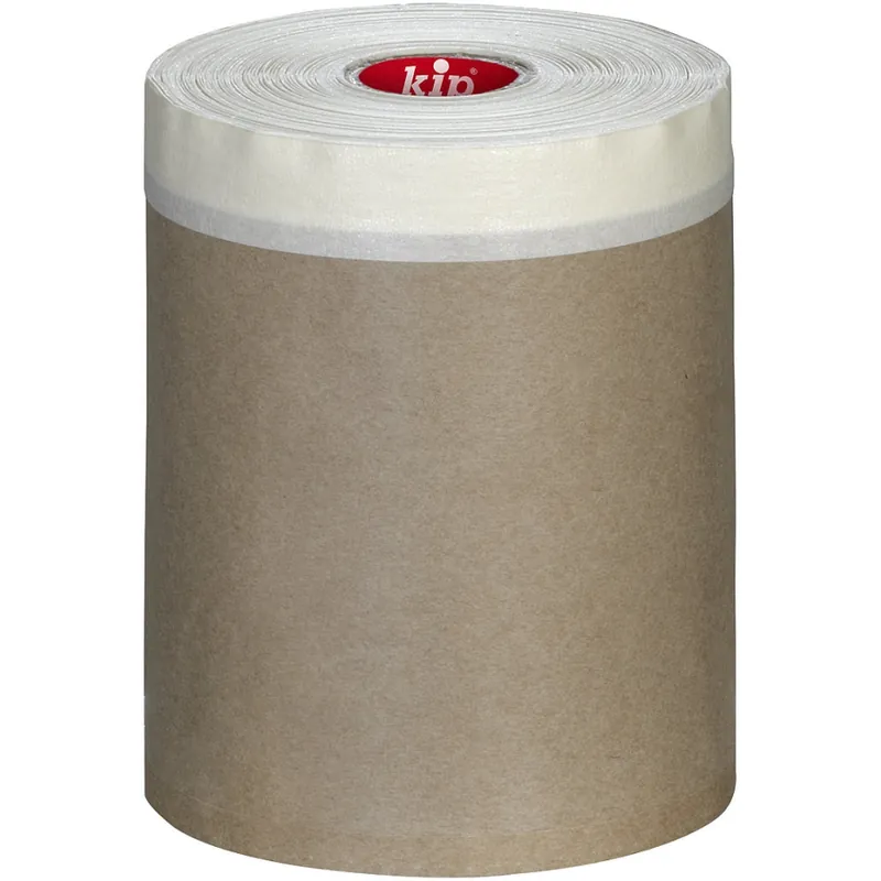 Must-Have KIP 334 Maskeerpapier met Masking-Tec tape 100mm rol 25 meter (€ 3.10)