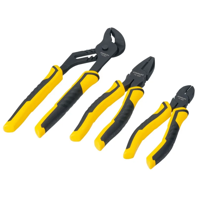 Alleen Vandaag Stanley Dynagrip tangenset cushiongrip 3-delig waterpomptang