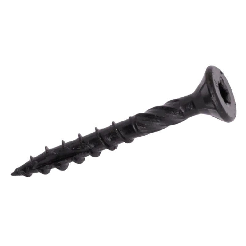 Woodies Ultimate Spaanplaatschroef Torx - 5,0 x 50 mm - platkop - T20 - deeldraad - shield - zwart - (200 st) Premium