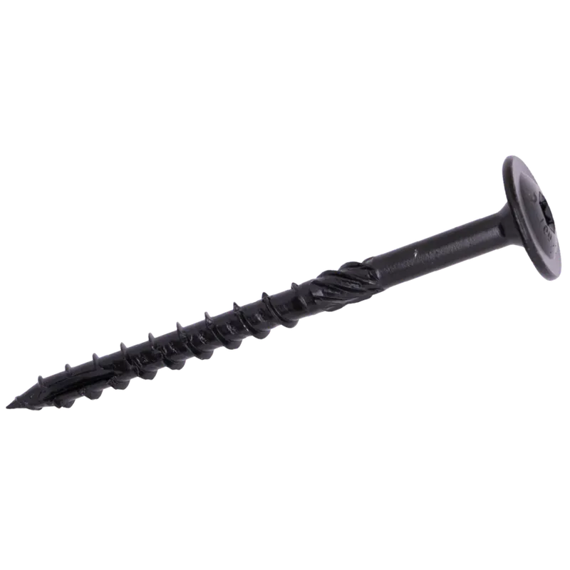 Actieprijs Woodies Ultimate Tellerkopschroef Torx - 8,0 x 100 mm - T40 - deeldraad - shield - zwart (50 st)