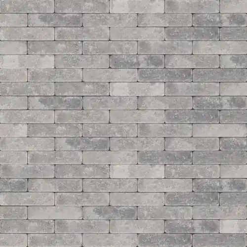 Trommel opritsteen 20x5x7 cm Antica grijs zwart Flitsaanbieding