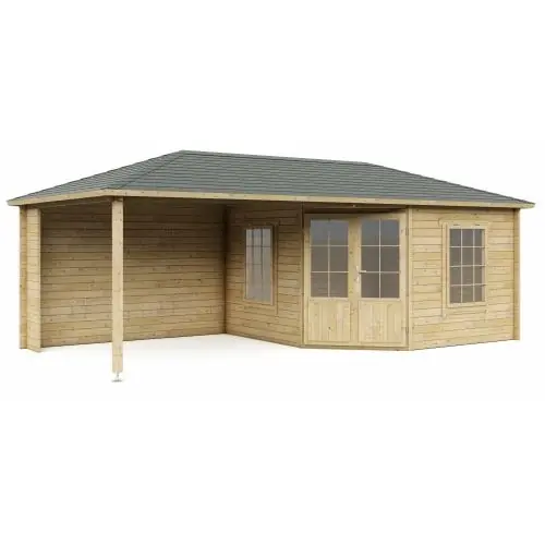 Koop Online Blokhut 3555Z Interflex 676x350 cm
