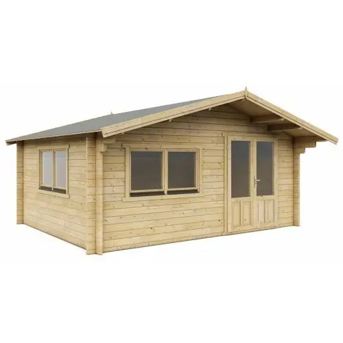 Blokhut 5x4 Complete Interflex 500x400+90 cm Shop Nu