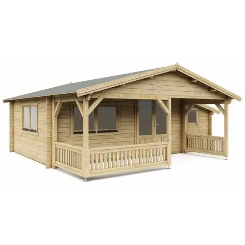 Blokhut 5x4+2Z Complete Interflex 500+150x400+200 cm Must-Have