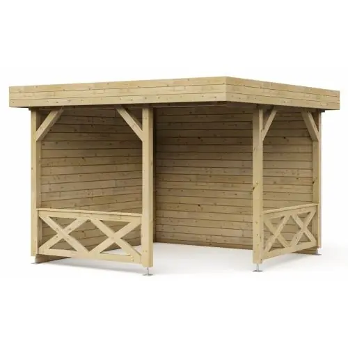 Meest Verkocht Paviljoen P3056 Interflex 318x318 cm