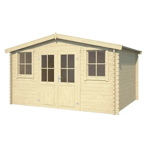 Gratis Retour Blokhut Dallas 396x312 cm