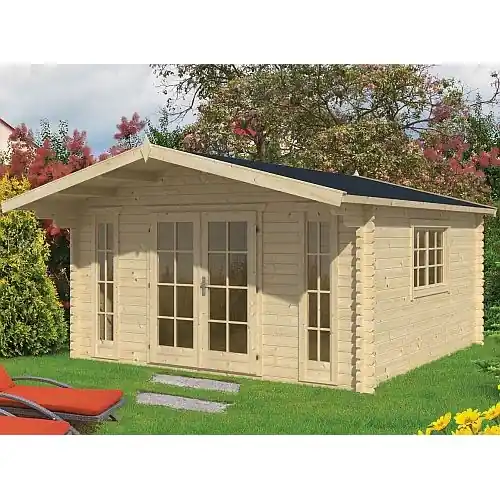 Dagaanbieding Blokhut Laula 430x430+100 cm