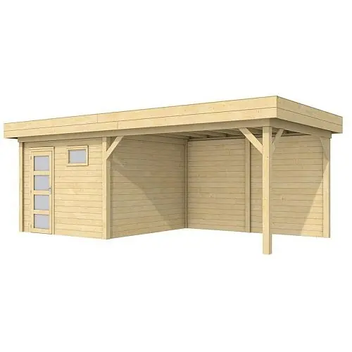 Blokhut Topvision Tapuit 300+400x300 cm geïmpregneerd Exclusieve Aanbieding