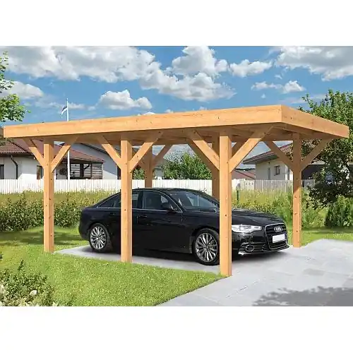 Carport Sloten plat dak Snelle Levering
