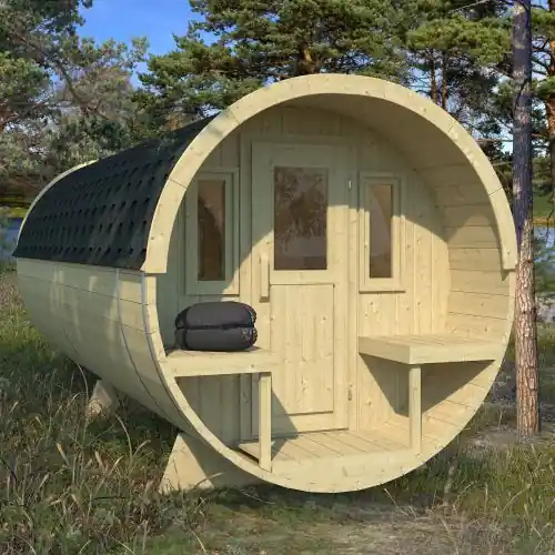 Camping Barrel 480 thermowood Betrouwbaar