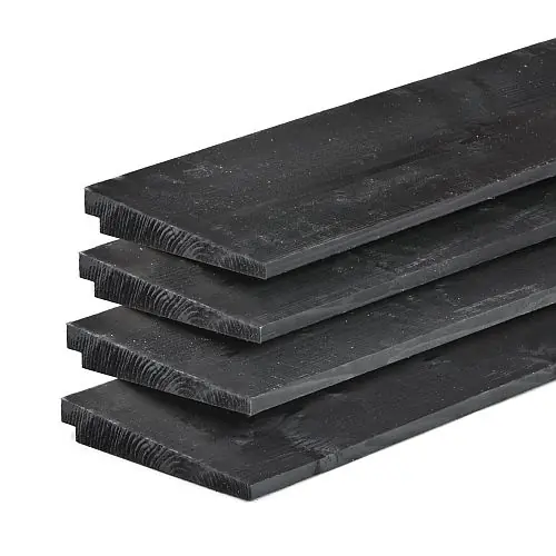 Tijdelijk Beschikbaar Zweeds rabat vuren zwart gedompeld 1,1/2,2x19,5x360 cm