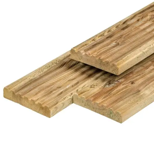 Vlonderplank geïmpregneerd grenen 2,8x14,5x300 cm Seizoensaanbieding