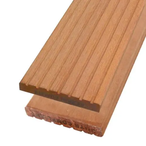Alleen Vandaag Vlonderplank hardhout bankirai 2,1x14,5x395cm groef/glad