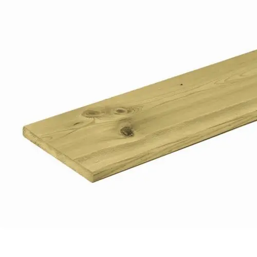 Tuinplank geïmpregneerd vuren 1,6x14x360 cm 103026 Korting