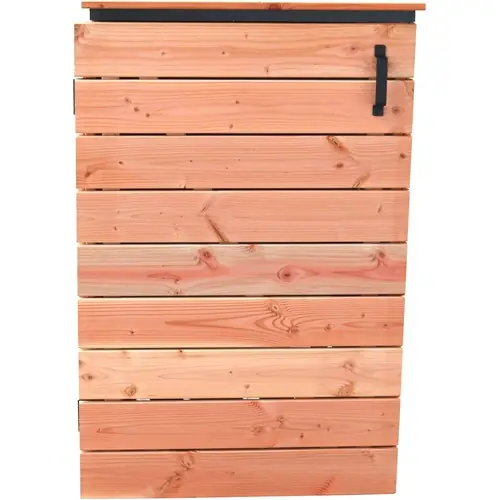 Exclusieve Aanbieding Douglas containerkast enkel op zwart frame 118x77x85 cm