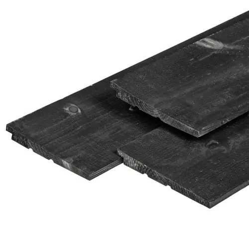 Direct Beschikbaar IJsselrabat Eco Noord-Zweeds zwart gespoten 1,1/2,2x19,5x420 cm