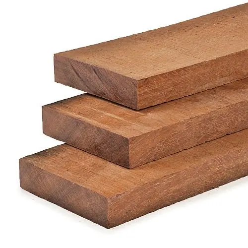 Laatste Versie Tuinplank hardhout azobé 4x20x300 cm