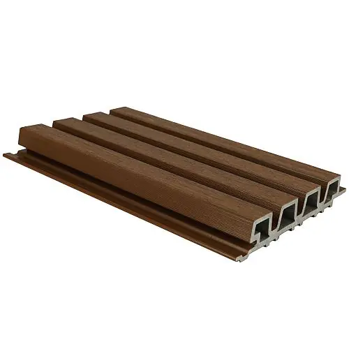 NewTechWood composiet co-extrusie wand bekleding rhombus profiel 3,3 x 21,5 x 230 cm Ipe Merkproduct