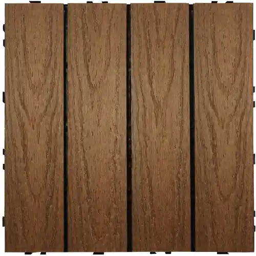 NewTechWood composiet kliktegel 30x30 cm Teak Beperkt Aanbod