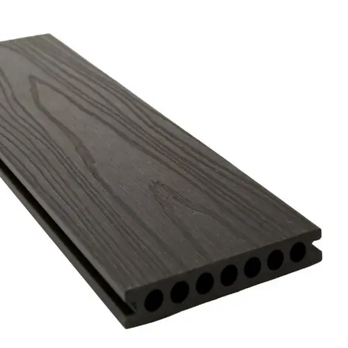 Hoge Kwaliteit Vlonderplank composiet semi-massief houtstructuur walnut 2,2x13,8x300 cm