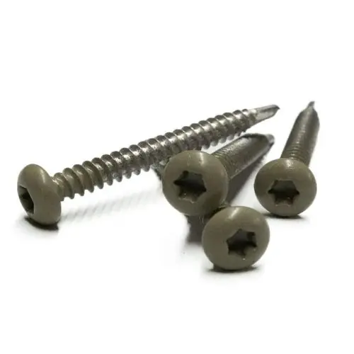 Lage Kosten RVS schroef met gekleurde top voor NTW Castellation PRO set a 50 stuks met bit Antique