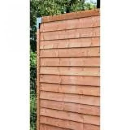 Achterwand Zweedsrabat red class wood type F 300x140 cm Direct Beschikbaar