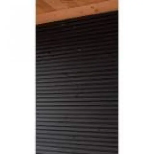 Wand triple profiel zwart horizontaal type B 282 cm Exclusieve Aanbieding