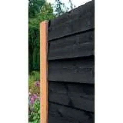 Wand Zweedsrabat zwart gespoten type B 282 cm Laatste Kans
