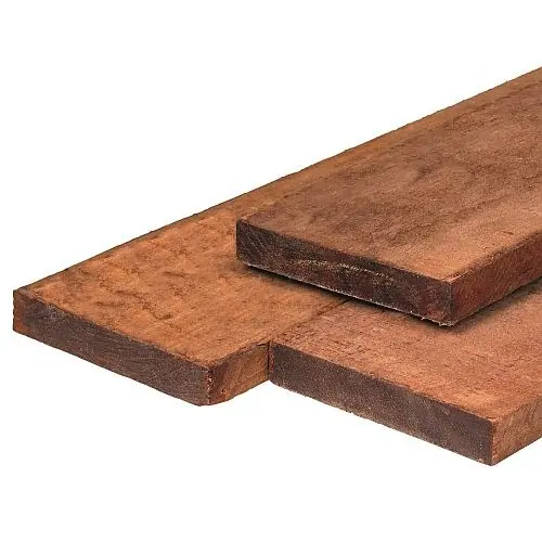 Kantplank hardhout Angelim Vermelho fijnbezaagd 2x20x200 cm Goedkoop