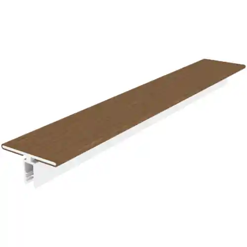 Betaalbaar NewTechWood co-extrusie aluminium u-klikprofiel teak 300 cm